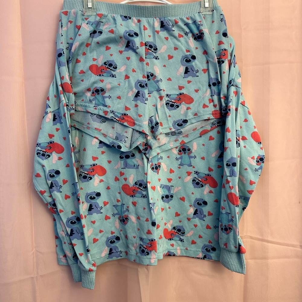 Blue Lilo and Stitch Pajama Set